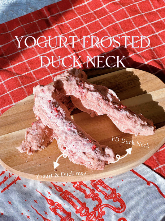 Yogurt Frosted Duck Neck