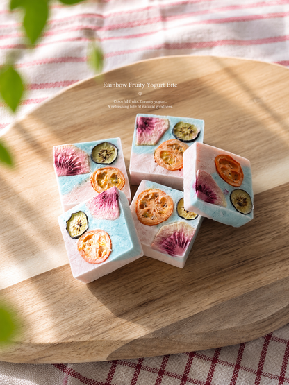 Rainbow Fruity Yogurt Bites